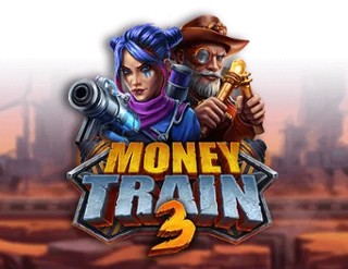 Money Train 3 slot logo by Relax Gaming at Slotbox Casino